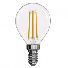 EMOS LED žárovka Filament Mini Globe 4W E14 teplá bílá